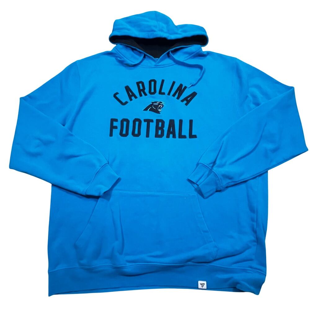 Pro Line Fanatics Carolina Panthers Hoodie Blue NFL‎ Football Men XL